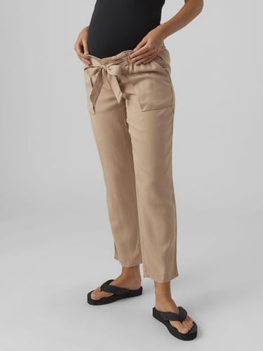 mamalicious-mlnewbethune-woven-pant-umstandsstoffhose-mit-elastischem-bund image 7