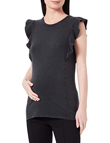 mamalicious-mlstinna-s-s-jersey-top-bequemes-umstandstop-mit-r-schen-detail image 8