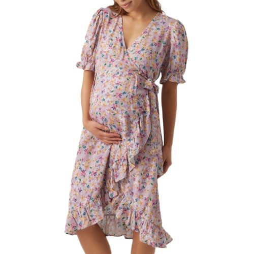 mamalicious-umstands-kleid-mlmacy-wickelkleid-v-ausschnitt-kurzarm-unter-dem-kni image 3