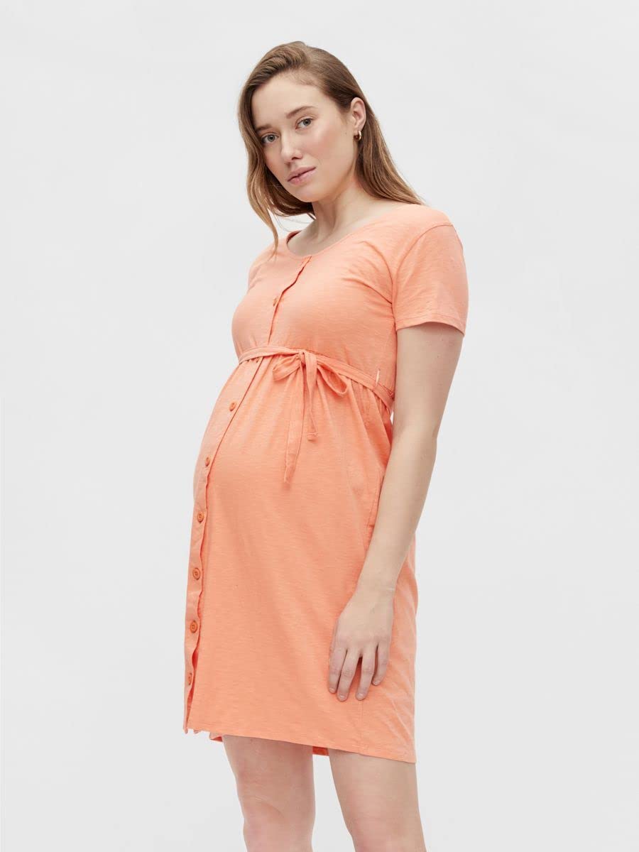 mamalicious-damen-umstandskleid-mlmacy-mit-knopfleiste-vorne-schlichtes-stillkle image 3