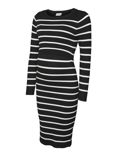 mamalicious-mlnewsiv-strickkleid-umstandskleid-langarm-rundhals-zweiteiler-naht- image 7