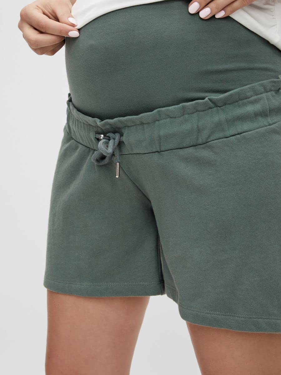 mamalicious-damen-mlcarla-lounge-sweat-shorts-bequeme-freizeithose-f-r-schwanger image 5