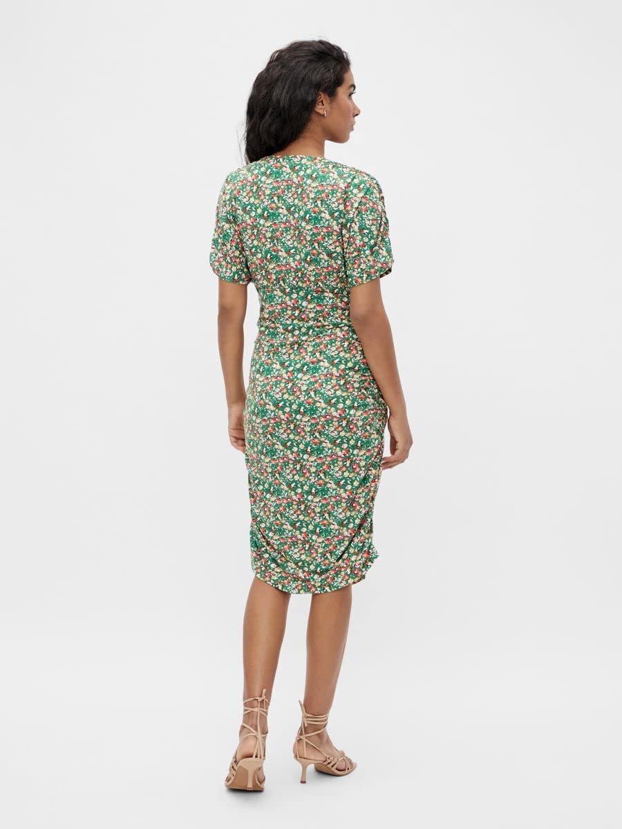 mamalicious-mlpilar-mari-tess-s-s-jrs-abk-kleid-mit-blumenmuster-und-v-ausschnit image 4
