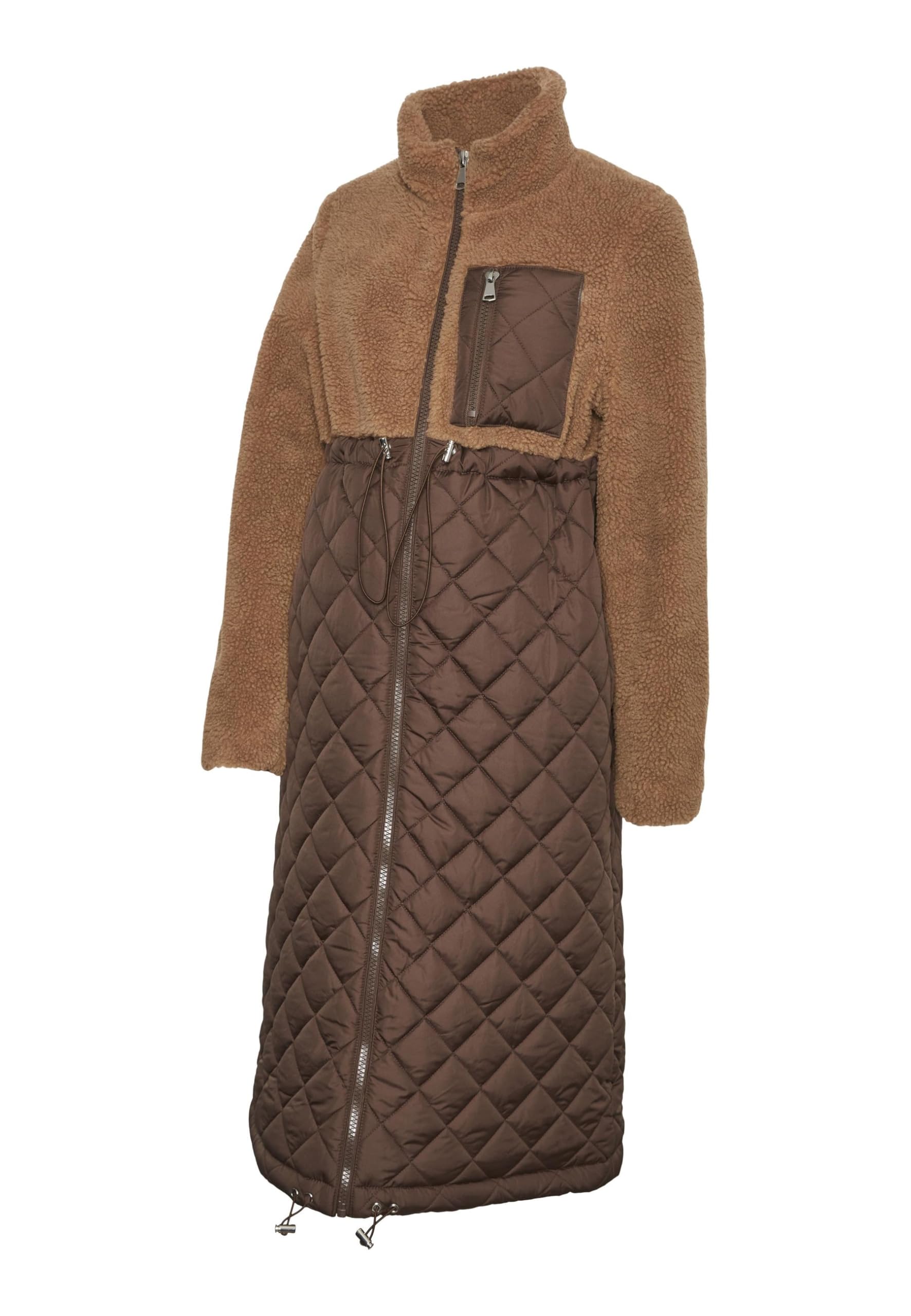 mamalicious-mlamy-damen-2-in-1-steppjacke-umstandsjacke-mit-stehkragen-und-2-weg image 1