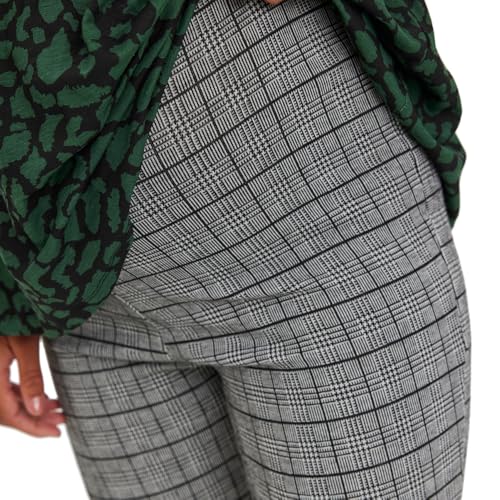 mamalicious-noelli-damen-leggings-schwarz-grau-hoher-bund-elastischer-bund-bedru image 8