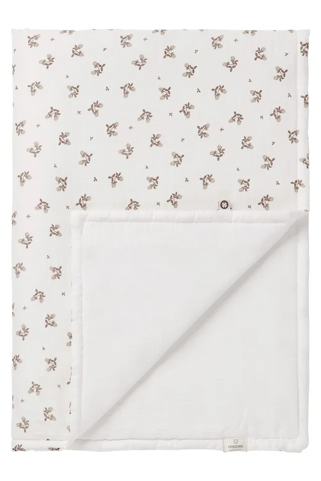 noppies-unisex-wendbare-wiegen-bettdecke-blooming-clover-aus-musselin-tog-3-0-bi image 1