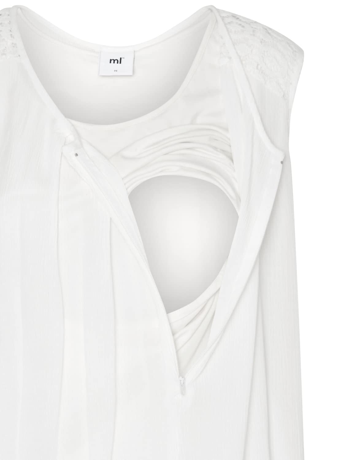 mamalicious-damen-mlvanny-lia-s-l-woven-top-nf-top-still-und-umstandstop-kurzarm image 4