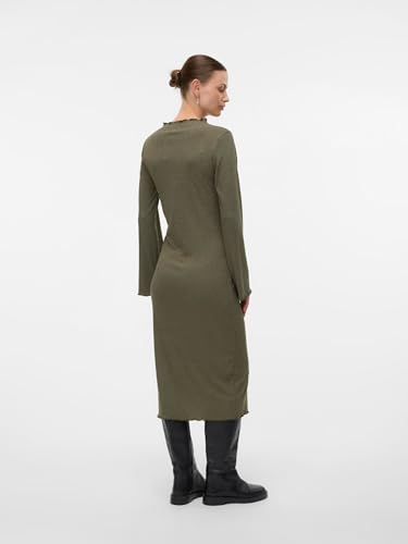 mamalicious-mlsadie-umstandskleid-mit-stehkragen-midi-l-nge-langarm image 8