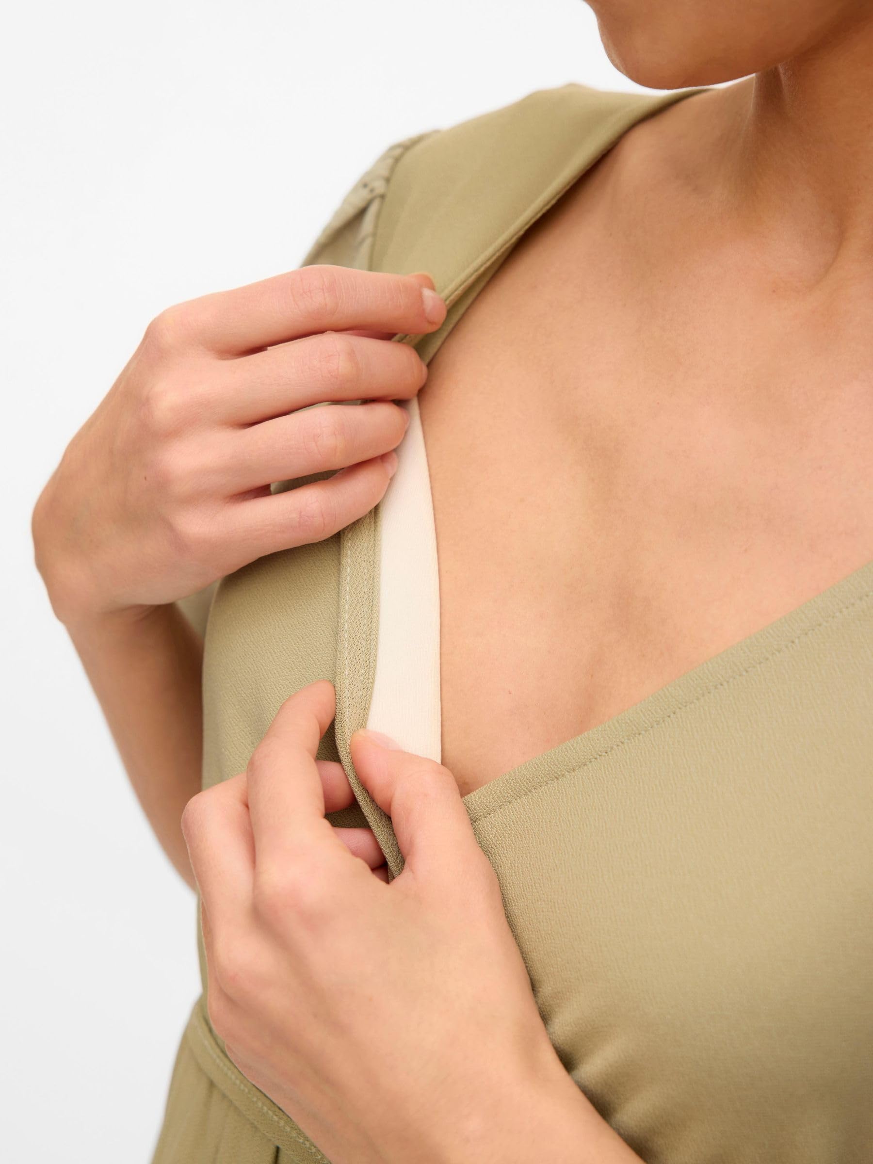 mamalicious-mlannaline-umstandskleid-v-ausschnitt-3-4-arm-knielang-wickel-stillf image 3