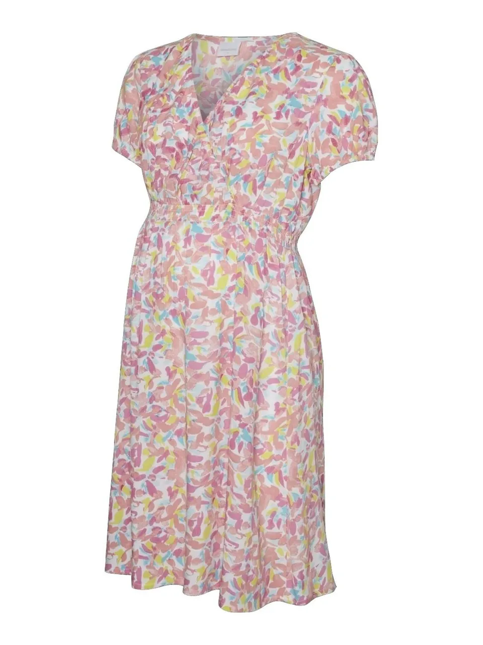 mamalicious-umstandskleid-mlmacy-tailliertes-stillkleid-mit-wickeloptik-kurzarm- image 1