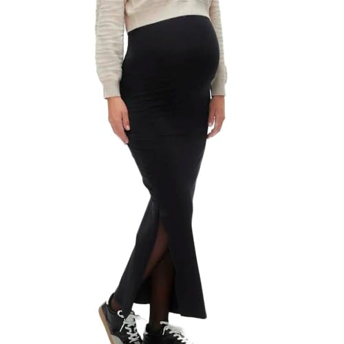 mamalicious-rock-lellis-schwarz-hohe-taille-mit-schlitz-95-polyester-5-elastan image 4