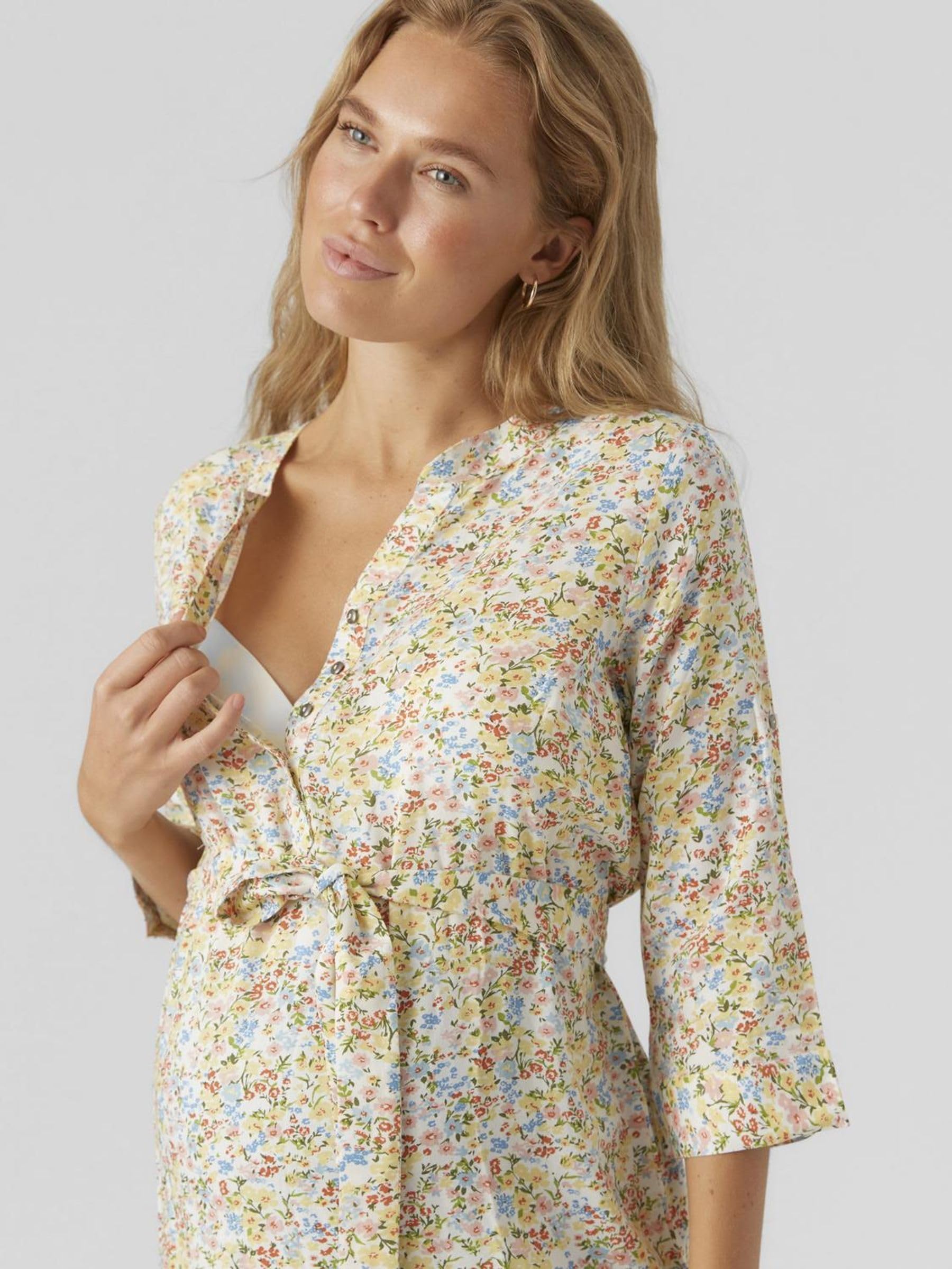 mamalicious-mlnova-mercy-damen-umstands-und-stilltunika-mit-3-4-arm-und-bindeg-r image 5
