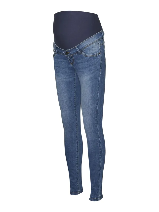 mamalicious-umstandsjeans-mlmila-slim-medium-blue-nachhaltig-stylisch image 1