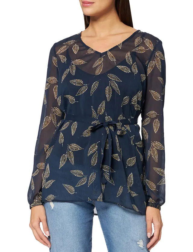 noppies-stillbluse-jay-bluse-mit-bl-tterprint-wickeloptik-und-stillfunktion image 1