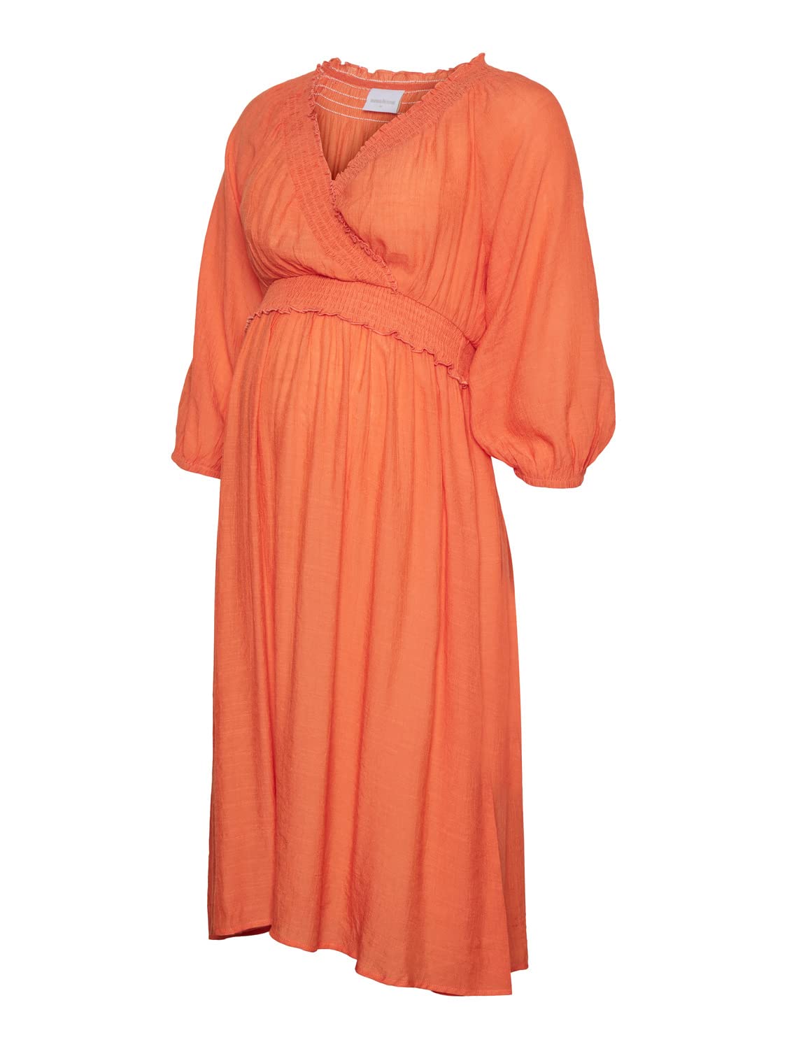 mamalicious-damen-umstandskleid-mit-wickeloptik-bequemes-kleid-f-r-schwangere image 1