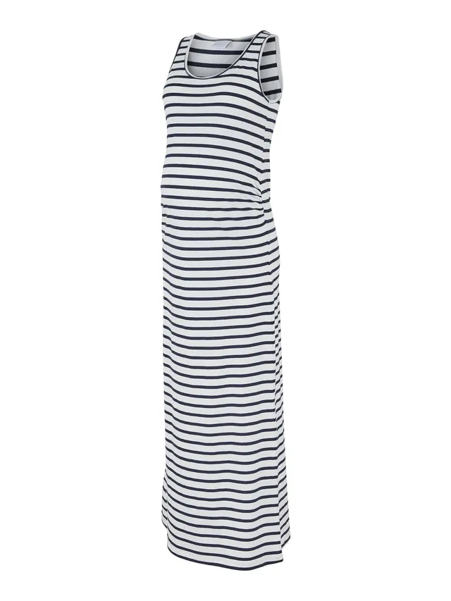 mamalicious-lea-striped-tank-maxi-dress-gestreiftes-umstandskleid-rmellos image 1