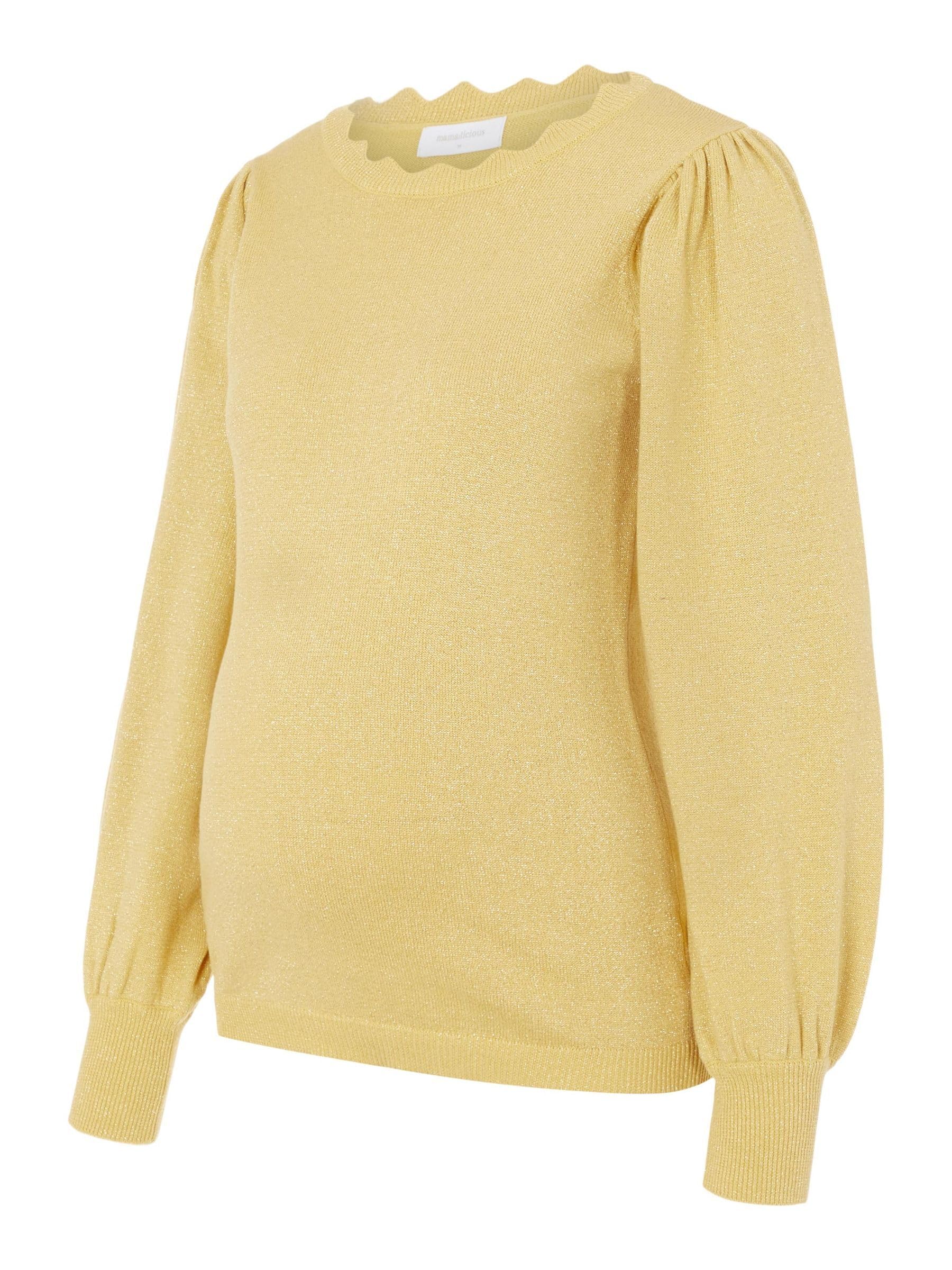 mamalicious-mlpatricia-langarm-strickpullover-f-r-schwangere-mit-puff-rmeln image 1